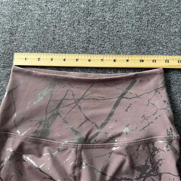 BEYOND YOGA Lost Your Marbles Legging in Mauve Pink & Silver Marble Medium EUC - Picture 9 of 10